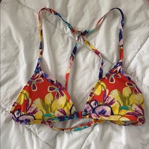 Out from under bikini top